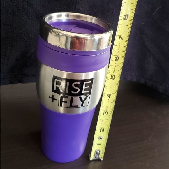 Purple Rise and Fly Coffee Thermos - Picture 3 of 5